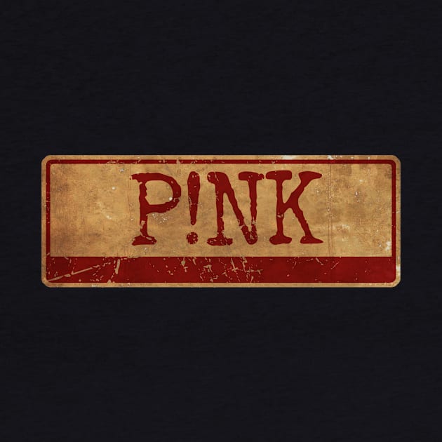 P!NK  gold siple retro, vintage by Aliska